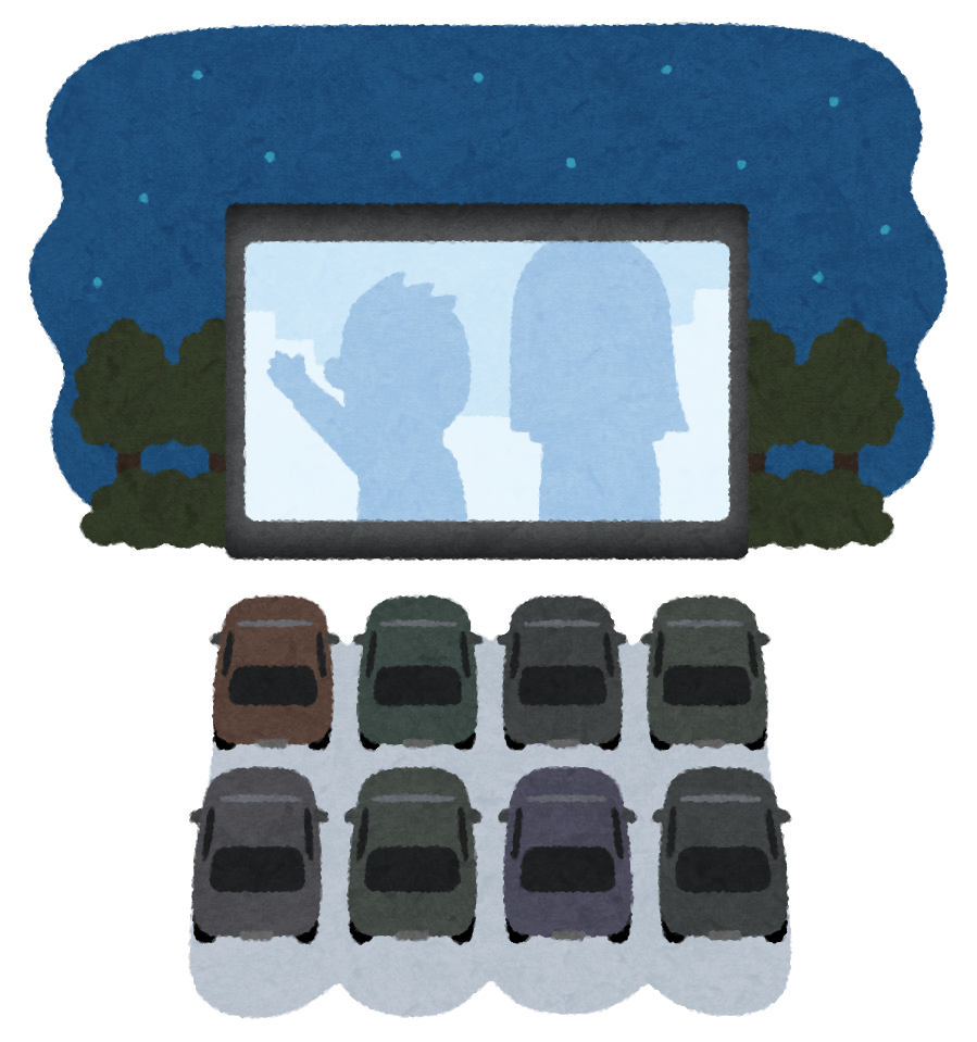 Uqハットちゃん事務局公式 V Twitter いらすとやさんのイラストで ウルトラクイズを表現 タイトル ３密 な状態を避けるための新クイズ形式 ドライブインシアタークイズの真っ最中