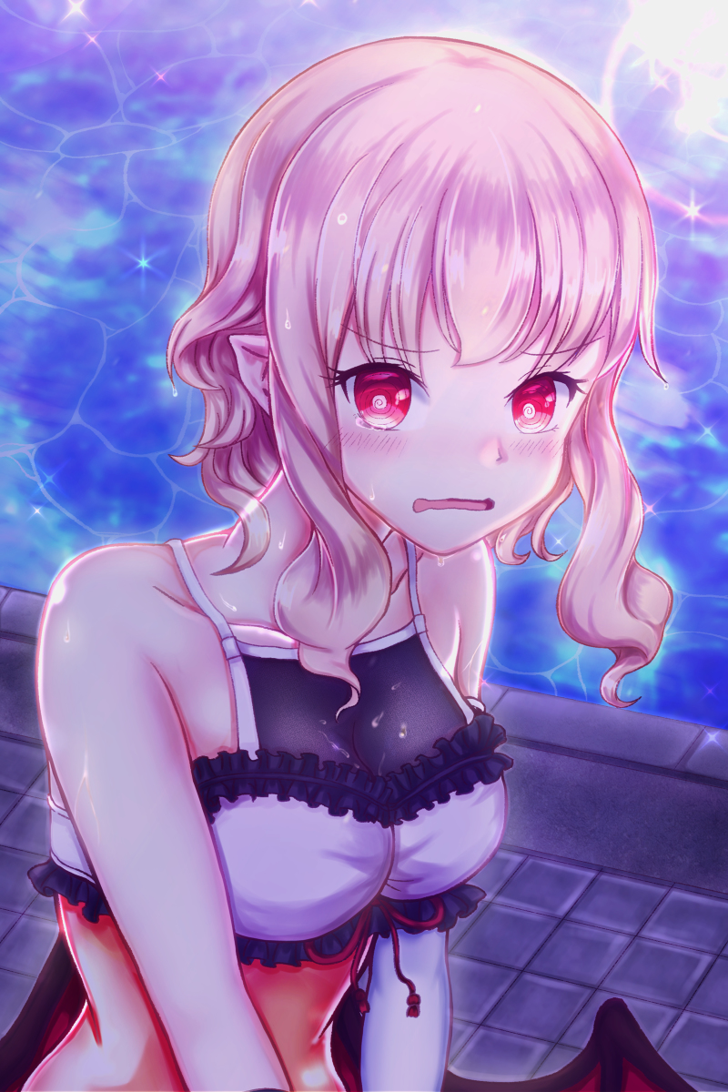 吸血鬼的に流水はダメだってぇ 女の子 オリジナル クラゲ 吸血鬼 月面着陸 のイラスト 吸血鬼的に流水はダメだってぇ 女の子 オリジナル クラゲ 吸血鬼 月面着陸 のイラスト