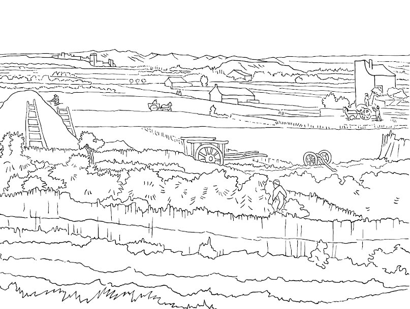 Have fun colouring your own version of Vincent Van Gogh's painting ‘The Harvest’!🎨  

👉🏼bit.ly/3f0VVq1