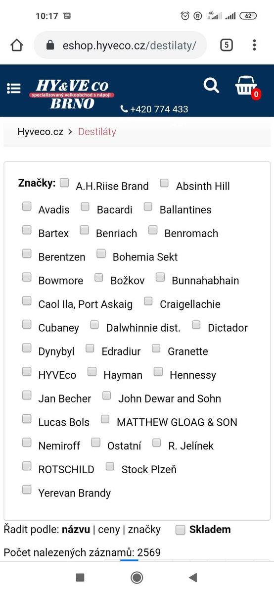 UX failíček na tento týždeň: chcem vybrať rum na rozlúčku.

V prvom prípade, som sa nevedel dostať cez úvodnú obrazovku a potvrdiť, že mám 18. Skúste si to na mobile: interdrinks.cz 

V druhom prípade nie je jednoduché nájsť kategóriu rum:
eshop.hyveco.cz