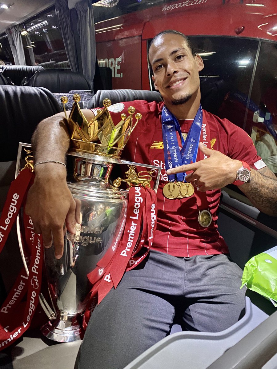 TheAnfieldWrap's tweet photo. ALL OF THE MEDALS https://t.co/wsbST95k1Z