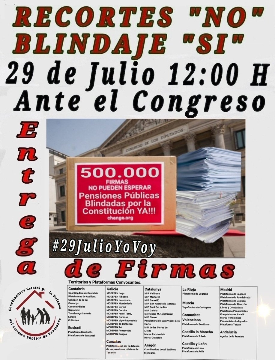 VizcainCarmen's tweet photo. @PensioDigYAFuen @MareaColomense @humanizacionSS @iaioflautas @PensionesLogro @Coorpenmadrid @JubiladosJerez @PensCompostela @PT_ToledoPens @pensionistaszgz
 @Platapenmostol1 @PensionesMerida
@MareaNord https://t.co/9eMaPHRaSN