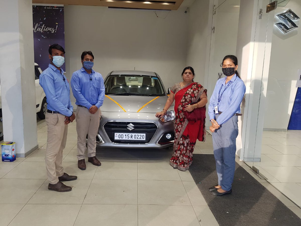 odcmotors's tweet photo. Here's Wishing you Beautiful Memories with your New Dzire. Heartiest congratulations Mrs. Manjurani Mishra &amp; family.
Team Odyssey Motors Sambalpur https://t.co/1Jw0epv6IM