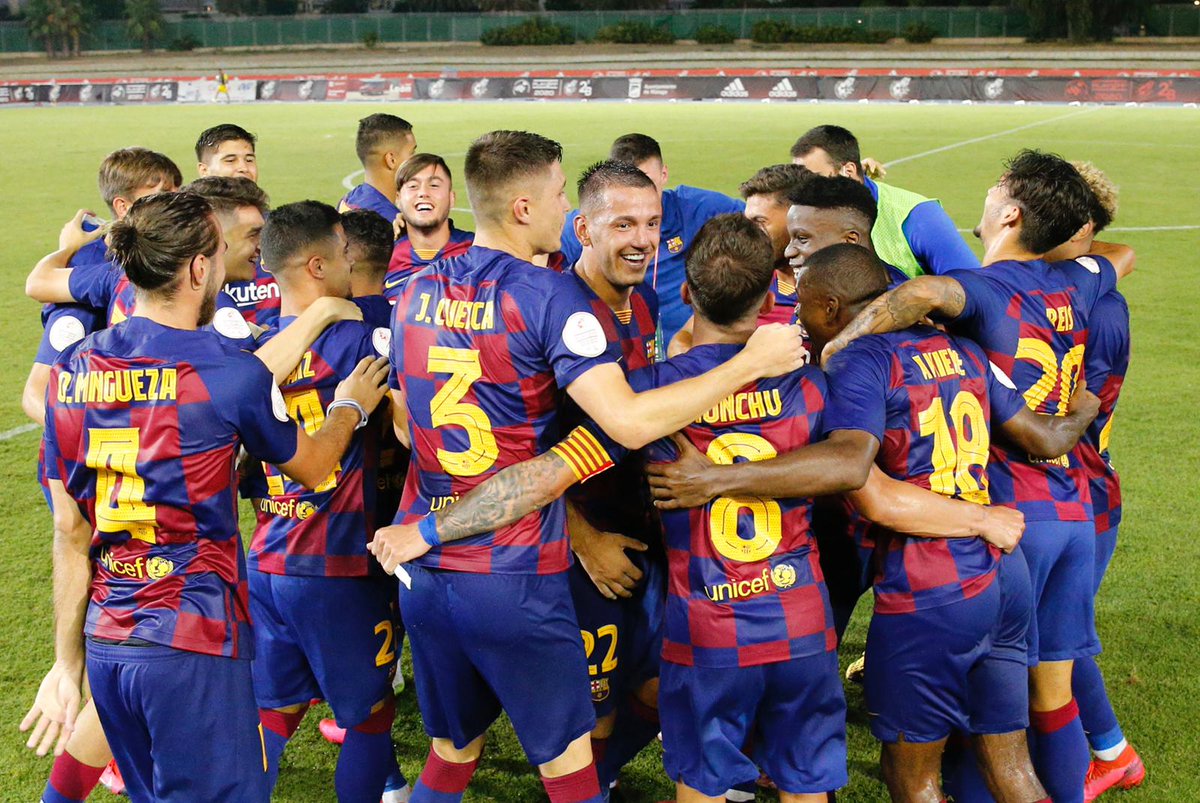 Barcelona B vs BadajozBarcelona's reserves will be without prodigies Riqui Puig and Ansu Fati, who are resting ahead of the first team's UCL tie.Badajoz made headlines in the Copa this season by beating Las Palmas and Eibar, before falling 3-2 to Granada AET. #LLL 