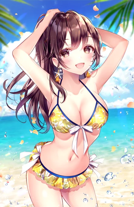 泳ご!
#海の日 