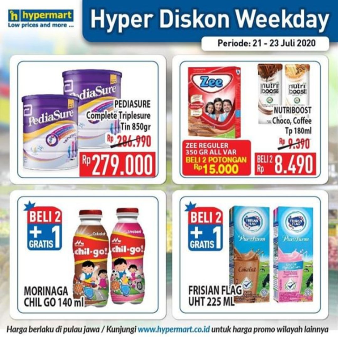 HypermartP's tweet image. Dapatkan berbagai penawaran promo-promo menarik yang bisa pelanggan setia
Dapatkan dari Promo Koran Weekend Periode 21 - 23 Juli 2020!🥳

Kamu juga bisa belanja dari WhatsApp melalui layanan Chat &amp;amp; Shop, Chat nomor WhatsApp Hypermart kami 0878 6220 2532