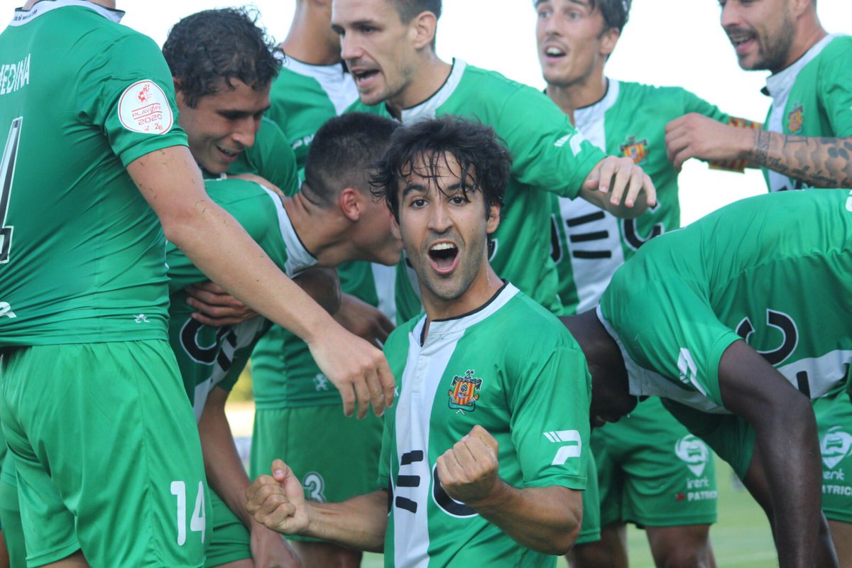 Atlético Baleares vs CornellàAtlético won Segunda B Group 1. The Majorca club lost to Cartagena on penalties in the champions play-off, but have a 2nd chance.Cornellà came 4th in Group 3. Their stadium is next to Espanyol's, convenient for a derby next season! #LLL 