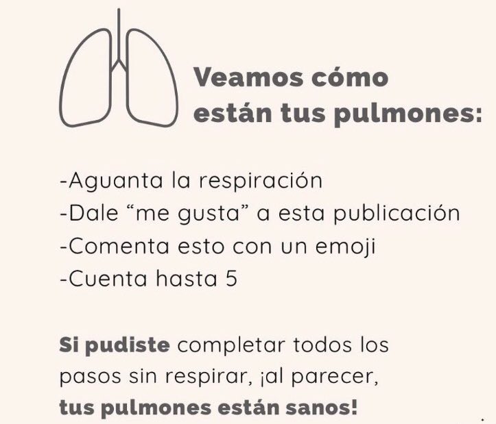 c_juridico's tweet photo. ¿Pulmones sanos? Probemos..
#pulmonessanos #ChallengeConfinement
#FelizJueves #DiosTeBendiga https://t.co/3vNUNQsJri