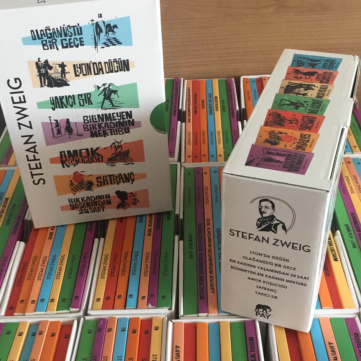 Stefan Zweig setleri talihlileri bekliyor!

Facebook, Instagram ve Twitter’da düzenlediğimiz; toplamda 20 okura hediye edeceğimiz #StefanZweig seti için sen de şimdi her mecrada çekilişe katıl, şansını artır!

Unutma: Son katılım tarihi 4 Ağustos!