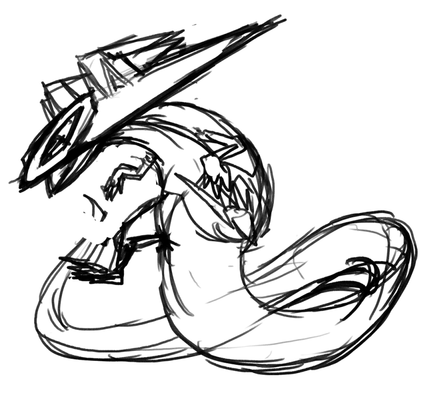 唐突に下描きまたはラフを晒す バチュル簡略化され過ぎ問題 かおす Skebお仕事募集中の漫画