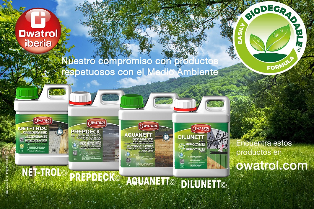OwatrolIberia's tweet photo. ♻️conseguimos día a día ser más respetuosos con el Medio Ambiente. 🌾🌿🍃"Tratamientos para recuperar la madera"
.
💧Nuestra gama base agua💧:
#NETTROL #PREPDECK #AQUANETT #DILUNETT
.
#owatrolproductos #owatroliberia #recuperar #madera #tratamientomadera https://t.co/e6L84UwZMS
