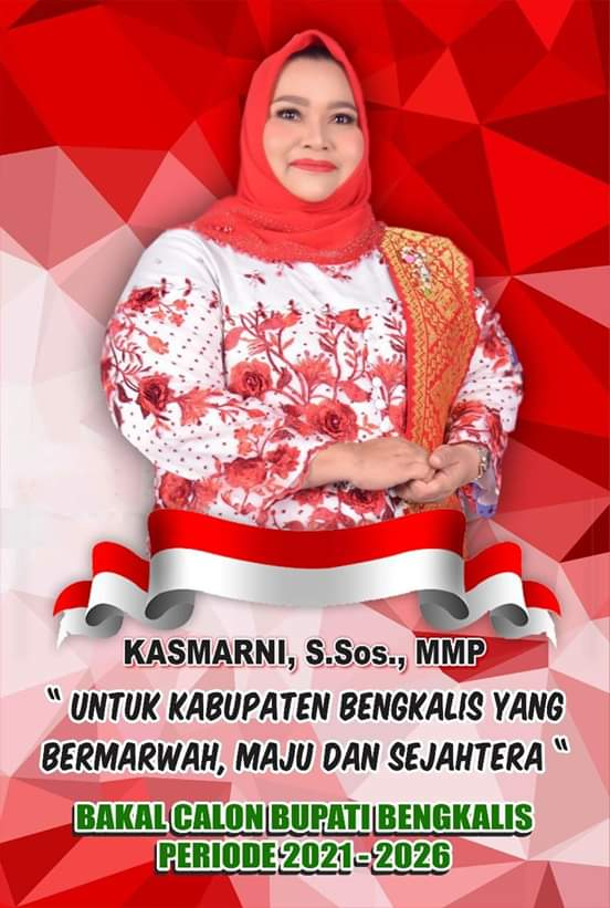 28. Kasmarni, istri Bupati Bengkalis (ca-Bupati Bengkalis)