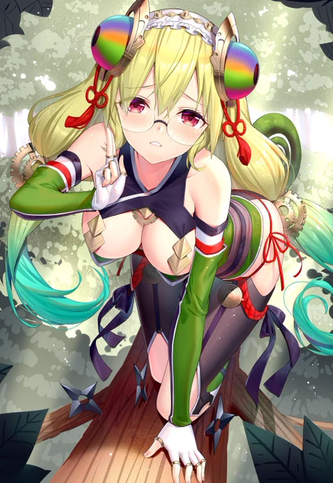 #万灵启源  カメレオン娘 