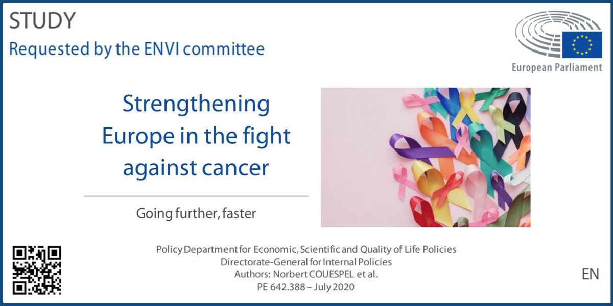 European Cancer Leagues (@cancerleagues) on Twitter photo 🆕study for <a href="/EP_Environment/">ENVI Committee Press</a> on the state of play of the #EU's fight against #cancer is out!
📊Input from 61 experts incl our very own <a href="/AnnaProEU/">Anna Prokůpková</a> & David Ritchie
ℹ️ 45 recommendations for #MEPs re #EUCancerPlan #MissionCancer #EUPharmaStrategy
🔎bit.ly/2ZTvCha 🆕study for <a href="/EP_Environment/">ENVI Committee Press</a> on the state of play of the #EU's fight against #cancer is out!
📊Input from 61 experts incl our very own <a href="/AnnaProEU/">Anna Prokůpková</a> & David Ritchie
ℹ️ 45 recommendations for #MEPs re #EUCancerPlan #MissionCancer #EUPharmaStrategy
🔎bit.ly/2ZTvCha