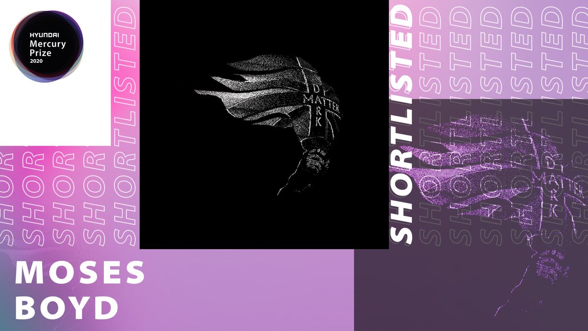 MercuryPrize's tweet photo. Shortlisted • The 2020 #HyundaiMercuryPrize Albums of the Year:
@Mosesboyd_ - 'Dark Matter' https://t.co/aoXfXps6uP