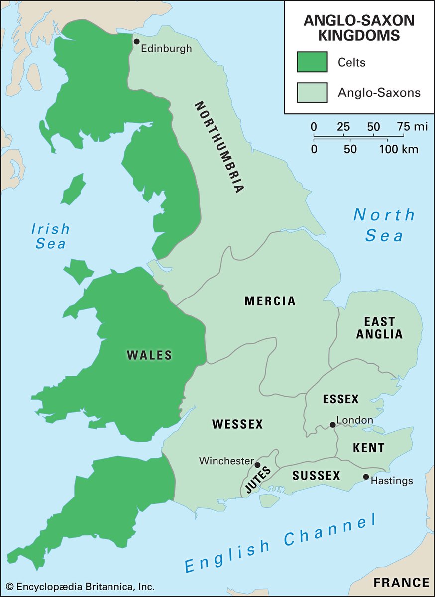 Prior to Alfred England was made up of 7 Kingdoms known as The Heptarchy. The nation finally united under Aethelstan in the 10th century. I tell you all this because the way Boris Johnson going we'll be back those 7 Kingdoms soon and you might want to know where you'll be living