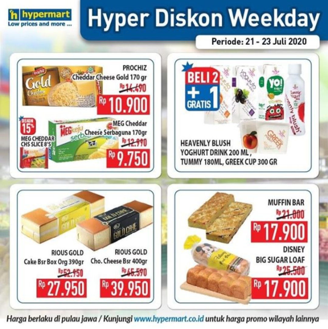 HypermartP's tweet image. Dapatkan berbagai penawaran promo-promo menarik yang bisa pelanggan setia
Dapatkan dari Promo Koran Weekend Periode 21 - 23 Juli 2020!🥳

Kamu juga bisa belanja dari WhatsApp melalui layanan Chat &amp;amp; Shop, Chat nomor WhatsApp Hypermart kami 0878 6220 2532