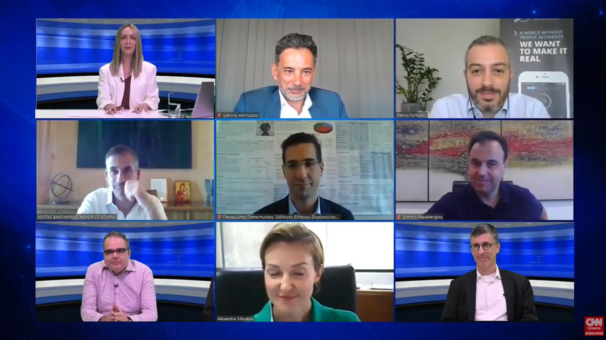 OSevenTelematic's tweet photo. Driving mobility to modern solutions with @CNNgreece, @KBakoyannis, @K_Hatzidakis, @DimPapastergio1, @ASdoukou, @GeorgeYannis, Yiannis Kantoros, @PanKouv, and Panagiotis Papantoniou.
Thank you @Interamerican and @anytimeonlinegr.
#DrivingForward #Mobility #Future #OSeven https://t.co/0AcxxPtb5u