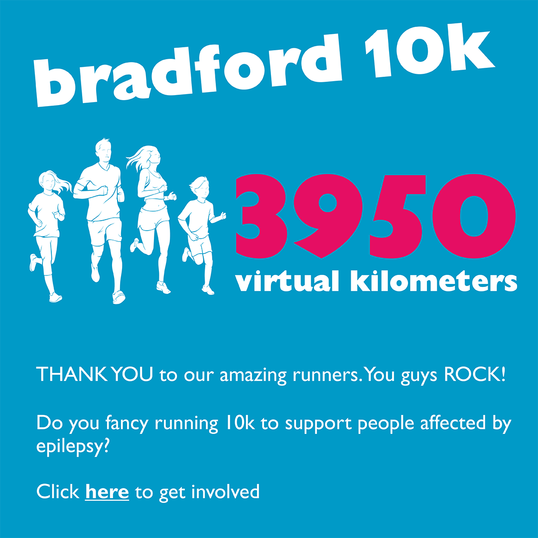 Thank you to everyone who has taken part in the <a href="/epilepsyaction/">Epilepsy Action</a> #VirtualBradford10k so far! Enter now, to get involved and help us reach the next milestone of 5,000 kms 👉 epilepsy.org.uk/bradford