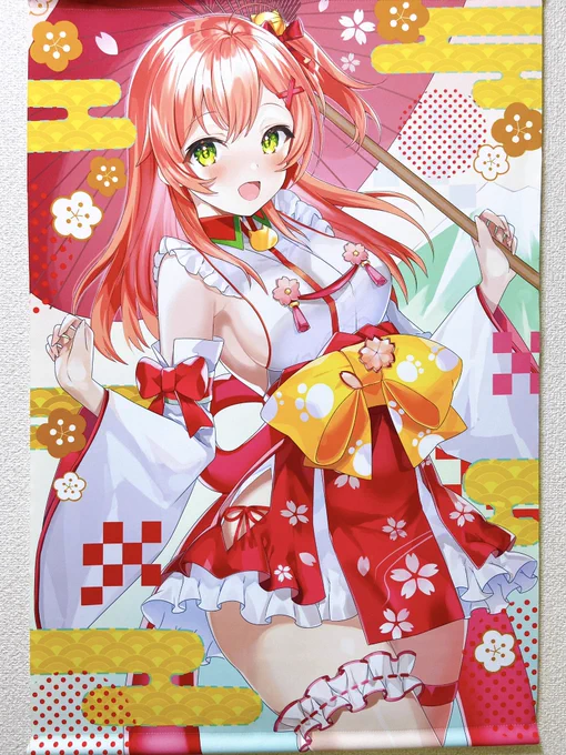 会場でポスター代わりに作ったタペストリーなかなかいい感じ 