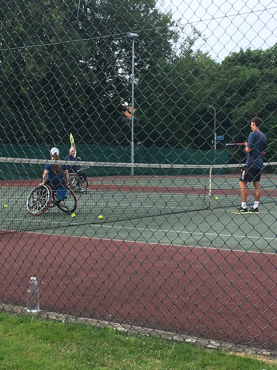 A really good morning of coaching and learning with <a href="/mmccarroll1/">marc mccarroll</a> from <a href="/WChairTennisGB/">Wheelchair Tennis (LTA)</a> #NAGP. Thanks Marc, lots to work on going forward.
#wheelchairtennis #thisgirlcan #OIcan
<a href="/WilsonTennis/">Wilson Tennis</a> <a href="/ltalincs/">Lincolnshire Tennis</a> <a href="/ltanotts/">LTA Nottinghamshire</a> <a href="/GranthamTennis/">Grantham Tennis Club & Gym - LTA Club of the Year</a> <a href="/KggsPe/">KGGS PE</a> <a href="/RGFcharity/">RobGeorgeFoundation</a>