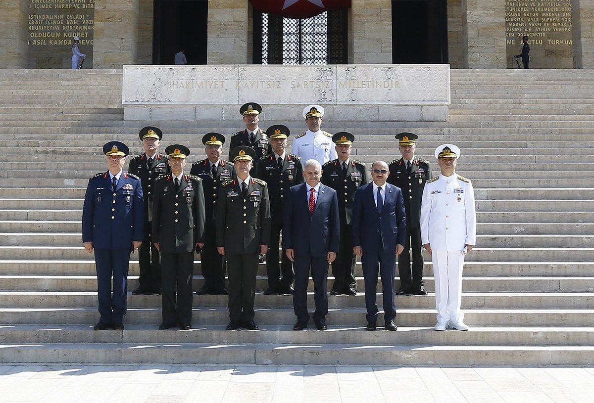 e_amyna's tweet photo. Turkey's Supreme Military Council in 2016 and 2020. Spot the Differences. https://t.co/b3QfkdQ2rH