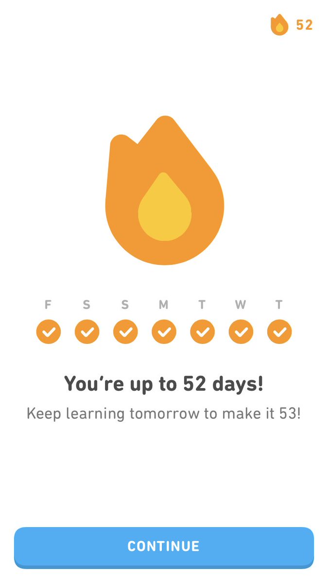 MissEGSmith's tweet photo. @HodgsonMfl @duolingo 52 today! 🇪🇸 @HodgsonMfl https://t.co/aGbKzFFQIb