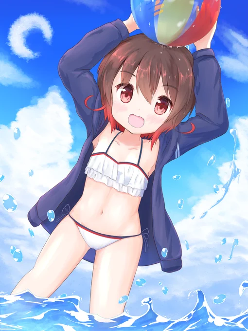 海の日 + 進水日 → 水着