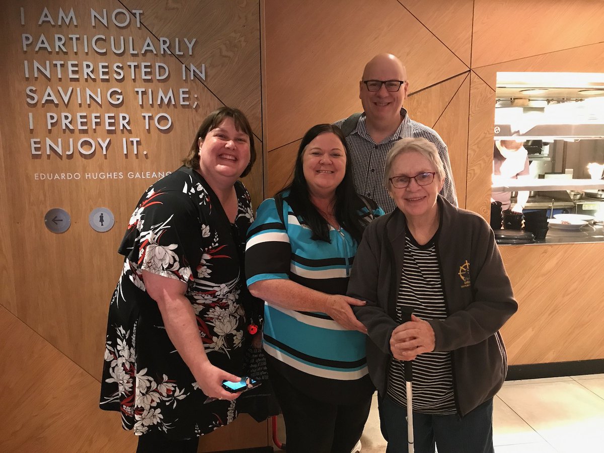 Here with my brother David (yes, my brothers are literal giants)in Portsmouth (UK) in 2010. Me in 2013 (just after her diagnosis) in Maine (US). And with my sister Gina, bro David and our friend, Marilyn in 2017 in London (they also went to Ireland and France).