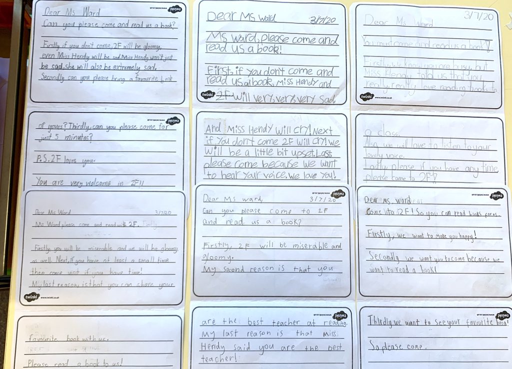 On the last day of Term 2, 2F wrote letters to our Deputy Principal persuading her to come and read a book to our class. We just received her fabulous response and are so excited!! #persuasivewriting #stage1 #authenticaudience #2Firewheel