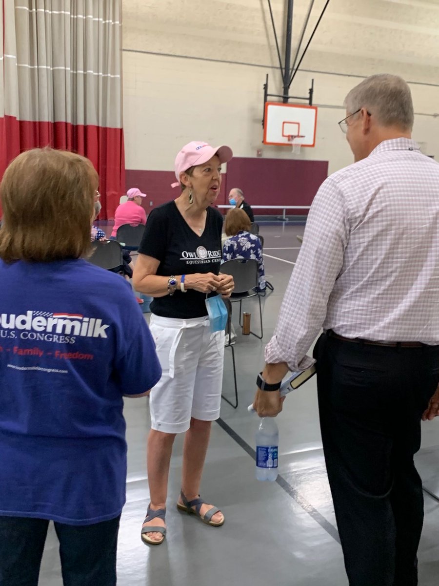 standwithbarry's tweet photo. Enjoyed being in-person with the @cherokeegop Thank you for inviting me, and thank you for all you do for the cause. πΊπΈ #maga #kag #StandwithBarry https://t.co/kmSW8Y4XkX