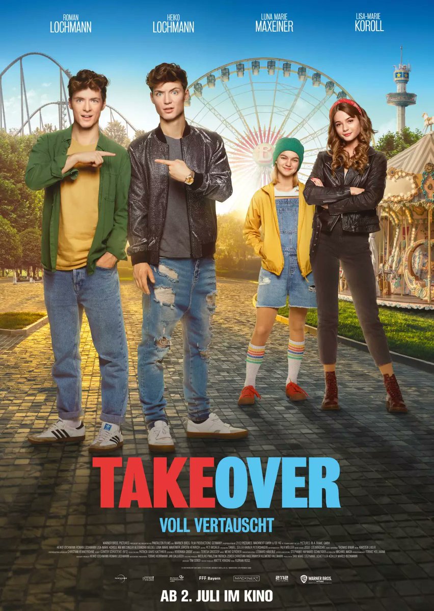 Ab heute bei uns: "Takeover", das neue Kino Abenteuer der früheren YouTube Stars Roman und Heiko Lochmann