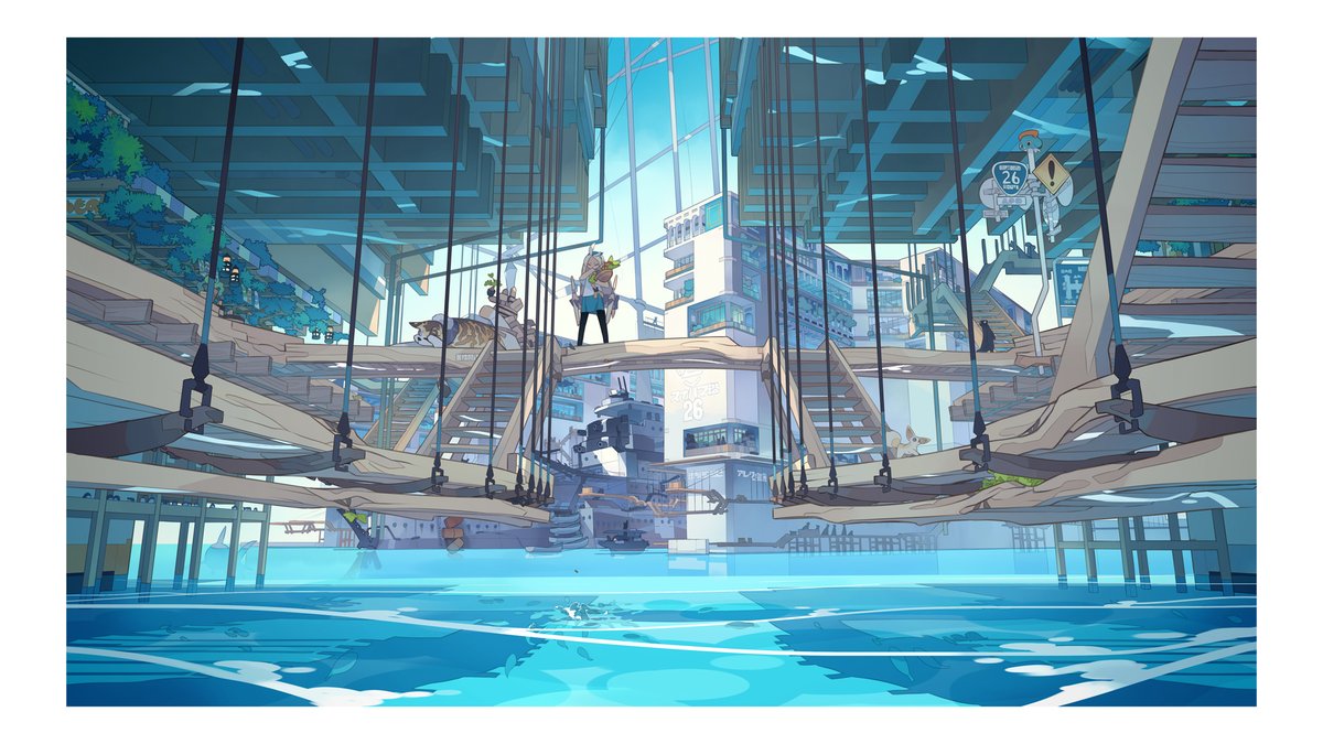 scenery water window building pool day watercraft  illustration images