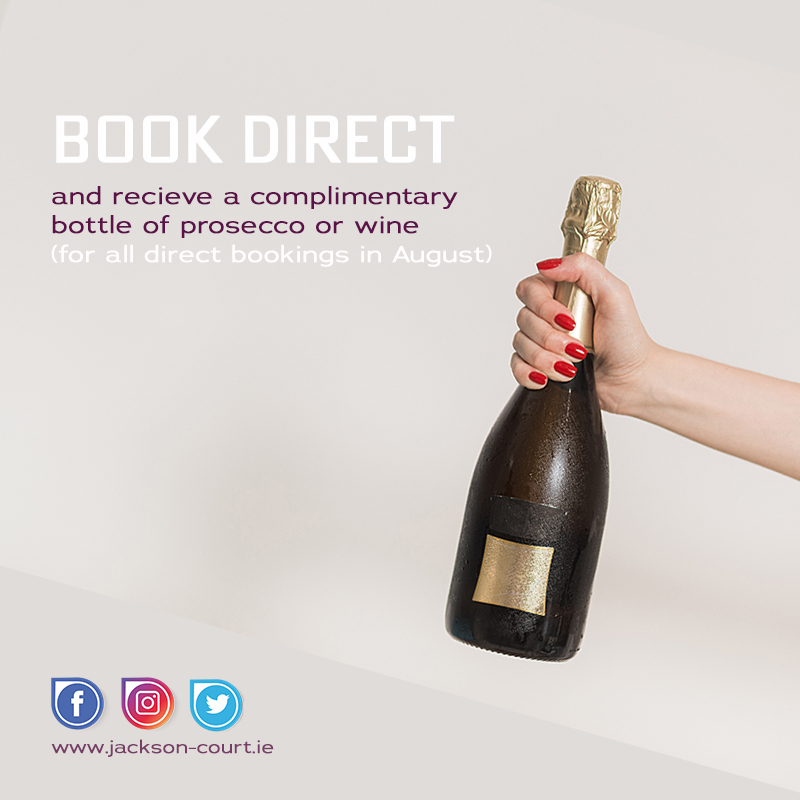 JacksonCourtDub's tweet photo. A little added bonus for anyone booking a stay with us in August. 🍾

Book now >> https://t.co/qPX6cYaKCA https://t.co/KsOCFi197T