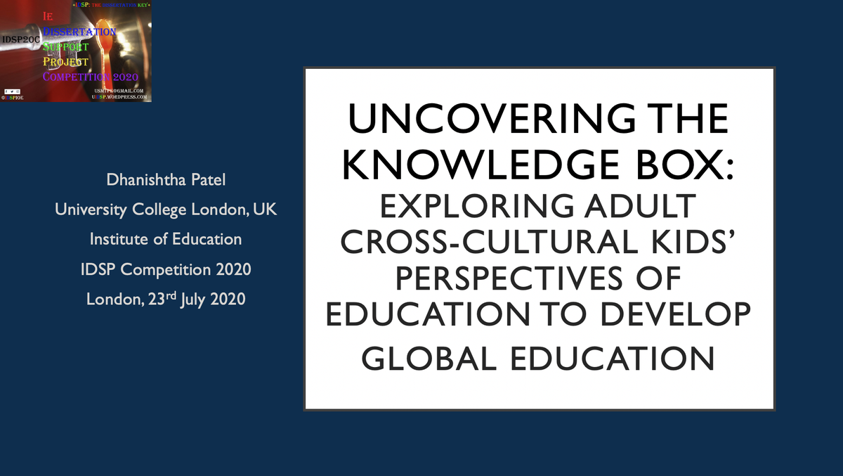 DhanishthaPatel's tweet photo. Presenting my MSc research at @IdspIoe today! IDSP20C Abstracts https://t.co/Lz8xBbaUpJ via @wordpressdotcom https://t.co/go233Jfpo3
