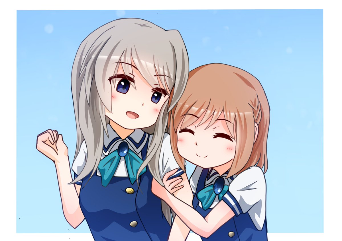 「夏服のちえりとコロちゃん!
#アリスギアお絵かき 」|イヴパスのイラスト
