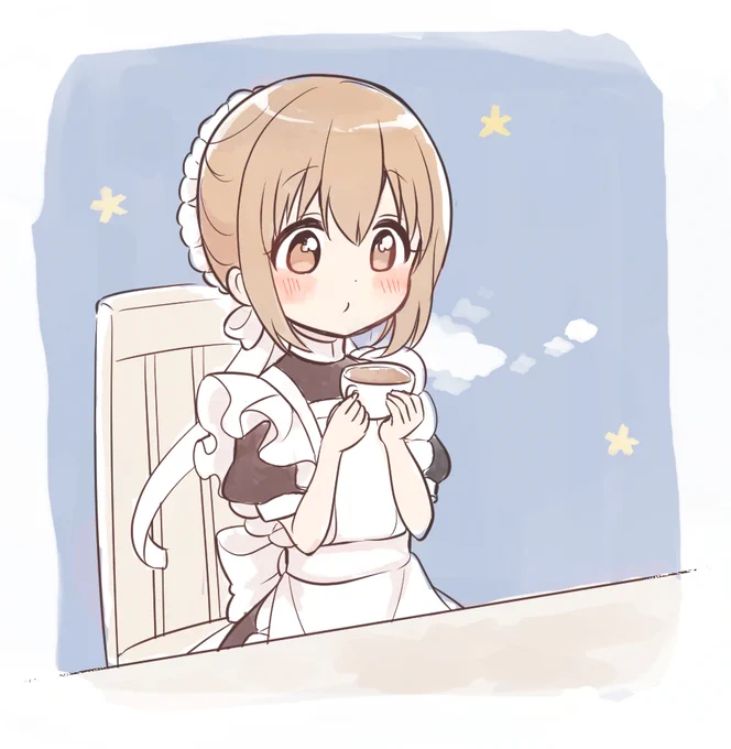ココアとメイドさん 