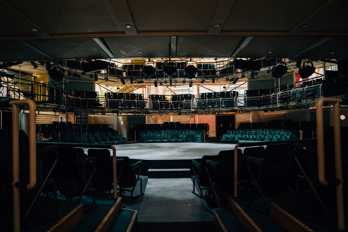 Stunning photos released today by <a href="/helenmurraypix/">Helen Murray</a> of empty theatres during lockdown. These beautiful images capture 22 theatres across the UK including our unique space ❤ #ouremptytheatres >> rxtheat.re/HMOET