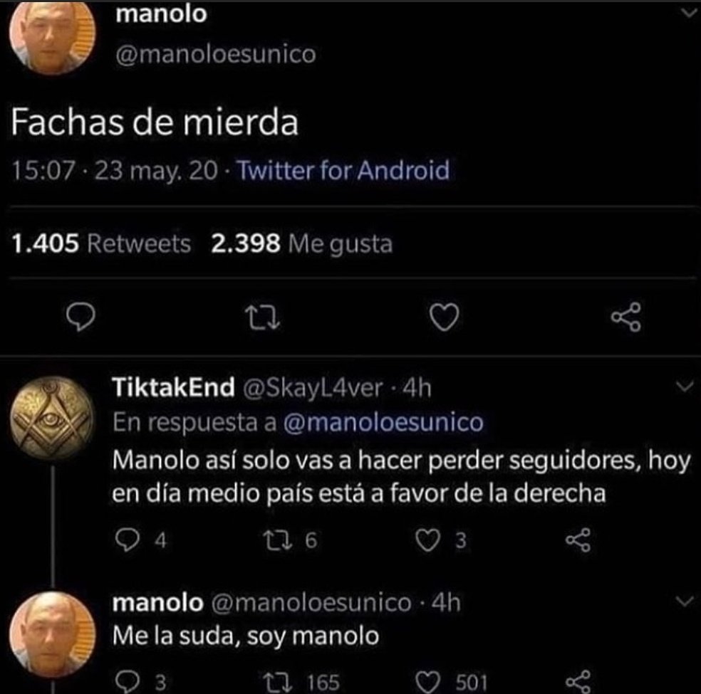 _luciapintoss's tweet photo. Manolo nervioso @auronplay https://t.co/epyVRrrBI4