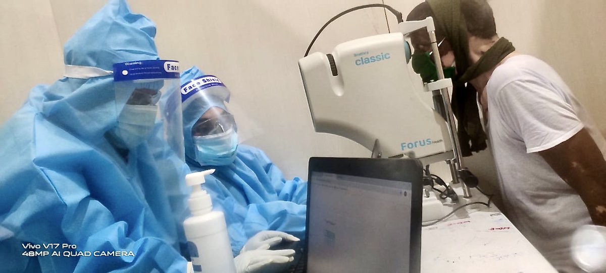 Janak_S's tweet photo. BMC War Room has started Artificial Intelligence based co-morbidity screening of Covid patients to detect diabetes+hypertension, which are biggest reasons for fatalities, especially when unknown or unmanaged.This screening is non-invasive,real-time &amp; actionable 1/6 @AshwiniBhide https://t.co/b9c3dh0GJD