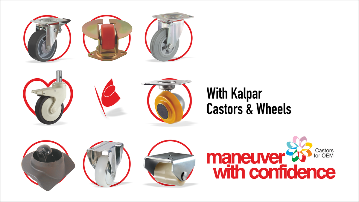 kalparcastors's tweet photo. Are you an Original Equipment Manufacturer ?

Add the feature of mobility in your product with high quality industrial grade #castors from #Kalpar 

Watch video to know more : https://t.co/LrMLmwf0A5

#casters https://t.co/Kmot0mnOhB