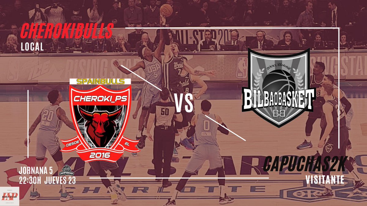 CherokiBulls2k's tweet photo. 🔴Noche de partidos/ Nit de partits🔴

Miercoles 23 

📅 ida 22h - vuelta 23h

🆚 @AmaruEsports

🏆 @logoesp

📅 Jornada 5, 22:30h

🆚 Capuchas2k

🏆 @EspanaAce

🎙️Casters: @bubinho11 @Maikstar91, en https://t.co/LCTC1ZEAi3

♻️Los mejores diseños en @logoesp ♻️
#GoCherokiGo https://t.co/ZTN0m5Uc0c