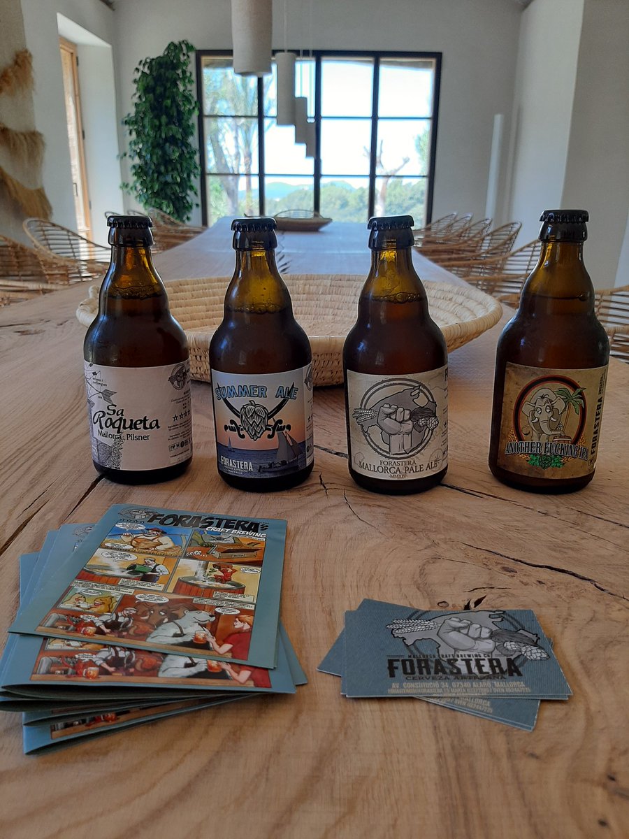 ¡Qué gusto venir a ofrecer catas a lugares tan especiales como este! La isla de la cata está llena de rincones mágicos. Y con buen gusto estético y de paladar.
#cervezaartesana #cervezaecologica #webrewmallorca #lugaresconencanto