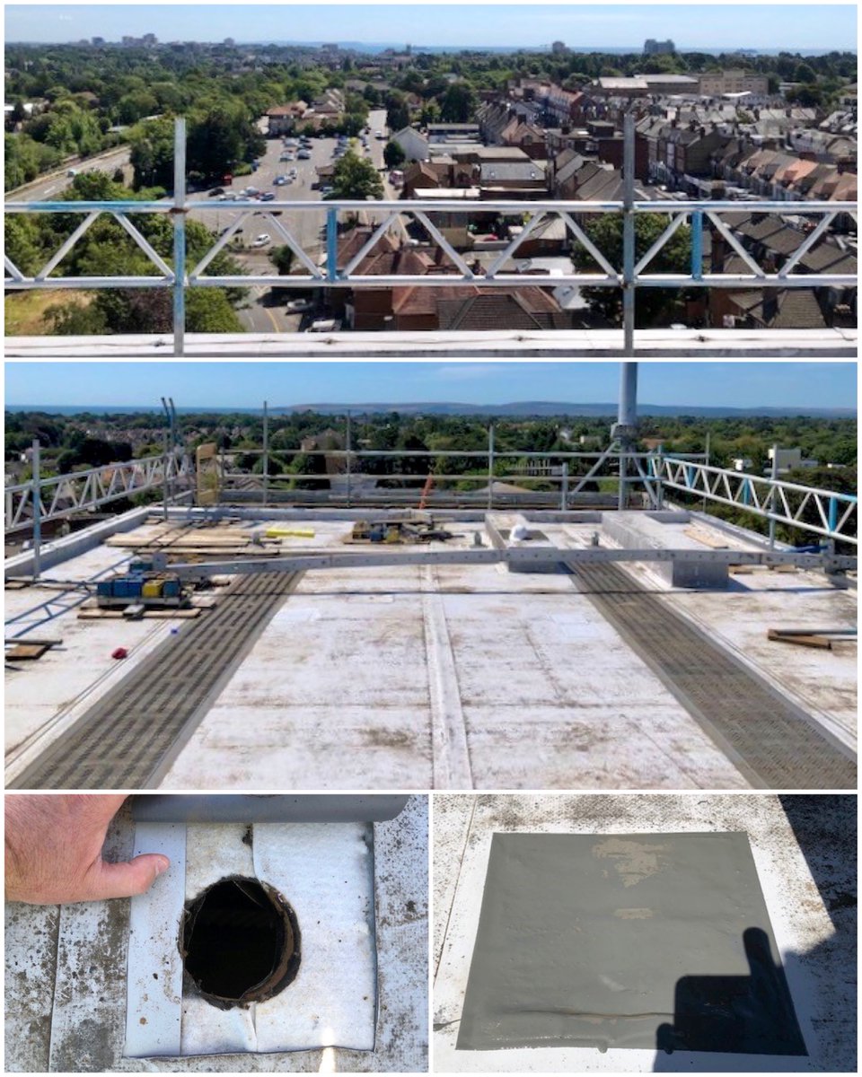 westwoodliquid's tweet photo. Works continue at #WestbourneHeights, where further cores to the plant room roof are being carried out by Jason Smith, our Western Regional Sales Managerโฆ..and itโs never a bad day at the office with #views like this overlooking the bay!๐๐ผโ๏ธ
#roofing #waterproofing #coresampling https://t.co/82Hax3WI0m