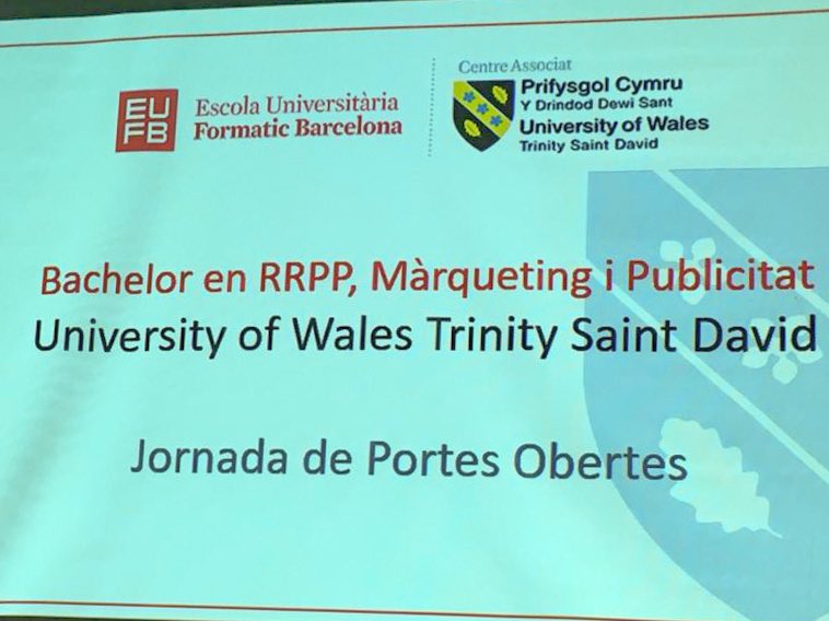 formaticbarna's tweet photo. 2a Jornada de Portes Obertes Virtuals EUFB. #2020 #opendoors #university https://t.co/LIpF0eyEN5