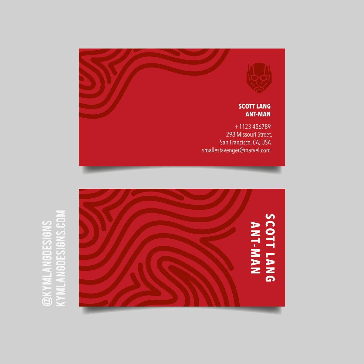 kym_lang's tweet photo. Been slowly uploading some #Marvel #businesscarddesign on my Instagram. Really loved doing this fun little project. Check out the first 2 below and feel free to see my insta 🤙https://t.co/4JFqpUn9xv #GraphicDesign #design #designinspiration #antman #scarletwitch https://t.co/zPGOciFi9G