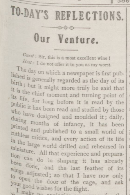 Here's how Harmsworth introduced the Daily Mirror — an "entirely new and modern" journalistic venture that had only been made possible by recent transformations in the "freedom, education, and aims" of women. He hired a staff of female journalists to edit the paper. /2