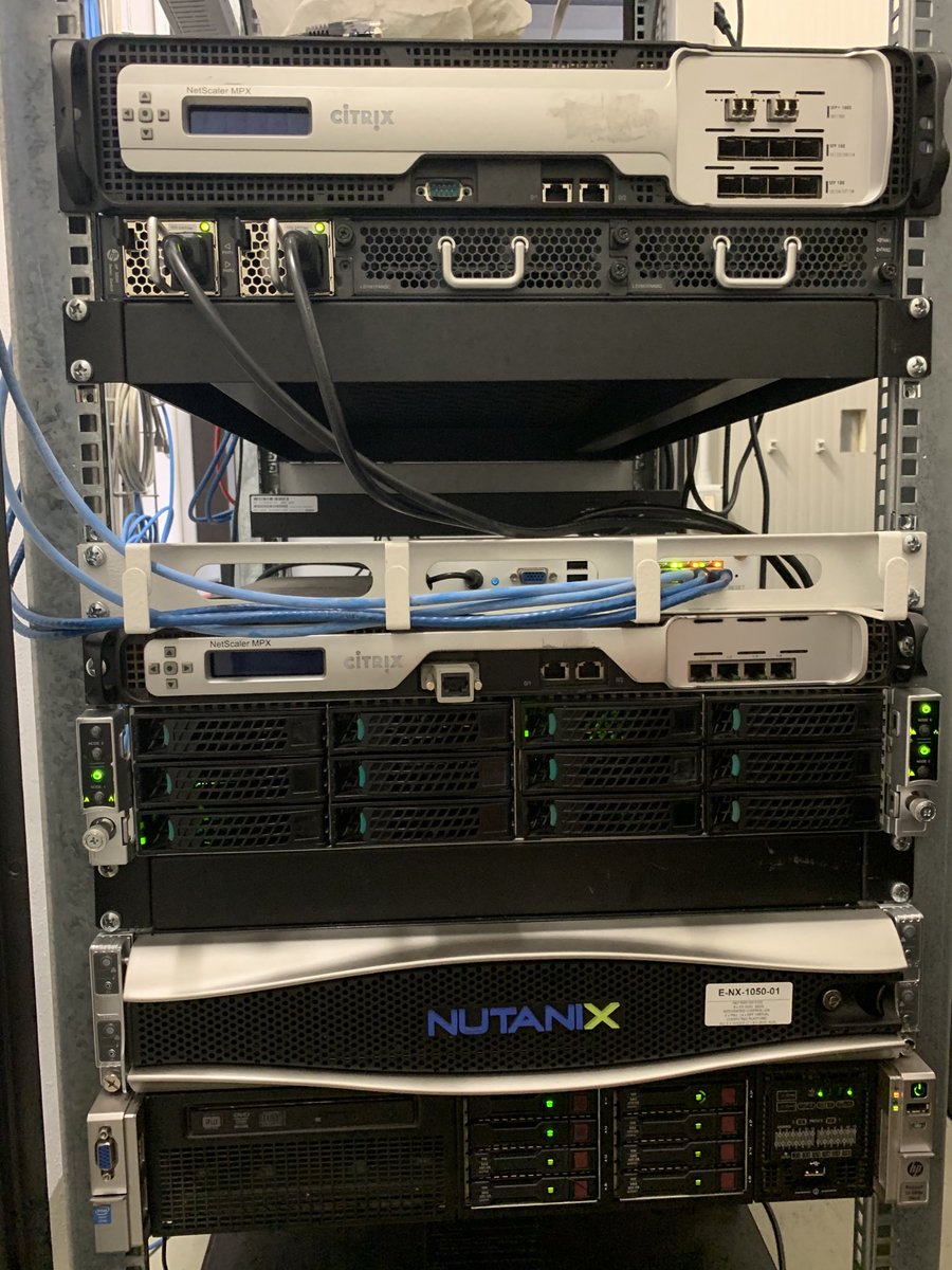 balduz84's tweet photo. Welcome #nutanix. This is my #lab #rack https://t.co/Xd2nLwNpF9