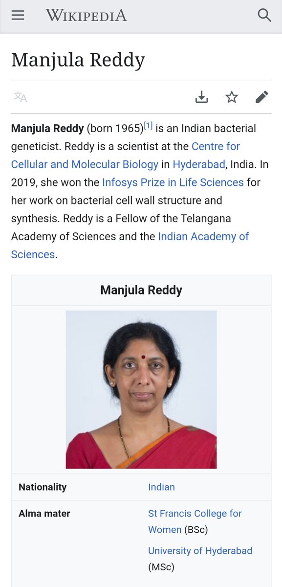 AsmitaSarkar7's tweet photo. The images for biologists Jyotsna Dhawan and Manjula Reddy has been finally uploaded to their newly created Wikipedia pages.
Thank you @SomdattaKarak from @ccmb_csir for kindly donating us the pictures and @RamyaSingh for taking so much effort to upload them. https://t.co/ICe0DHbyHg