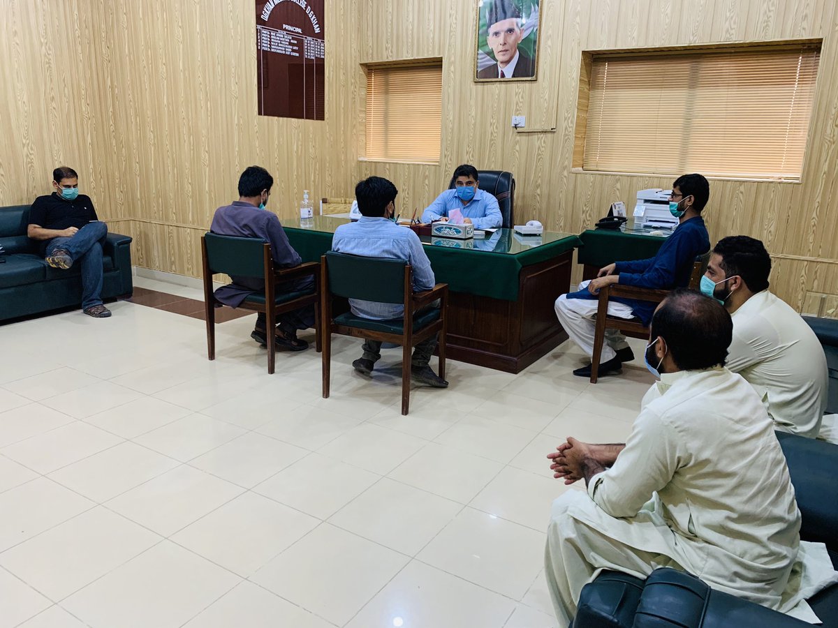 DgkYda's tweet photo. A fruitful meeting of Young Doctors Association Dera Ghazi Khan held with Worthy Principal Ghazi khan Medical College Dera Ghazi Khan.

Young Doctors Association Dera Ghazi Khan is the only custodian of rights of doctors community.

United we stand.
Long live YDA DGK. https://t.co/ntvRzJTTGw